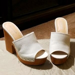 Shoedazzle cream Tarena platform heal